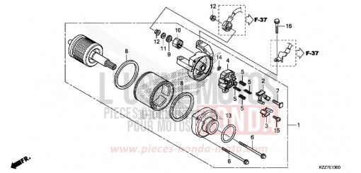 DEMARREUR CRF250RLAK de 2019